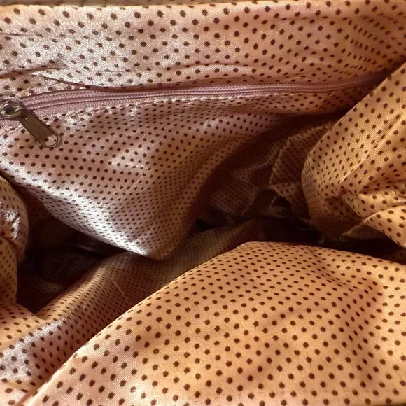 Leopard Print Women's Shoulder Bag with Black Accents Bow EUC - Picture 7 of 7